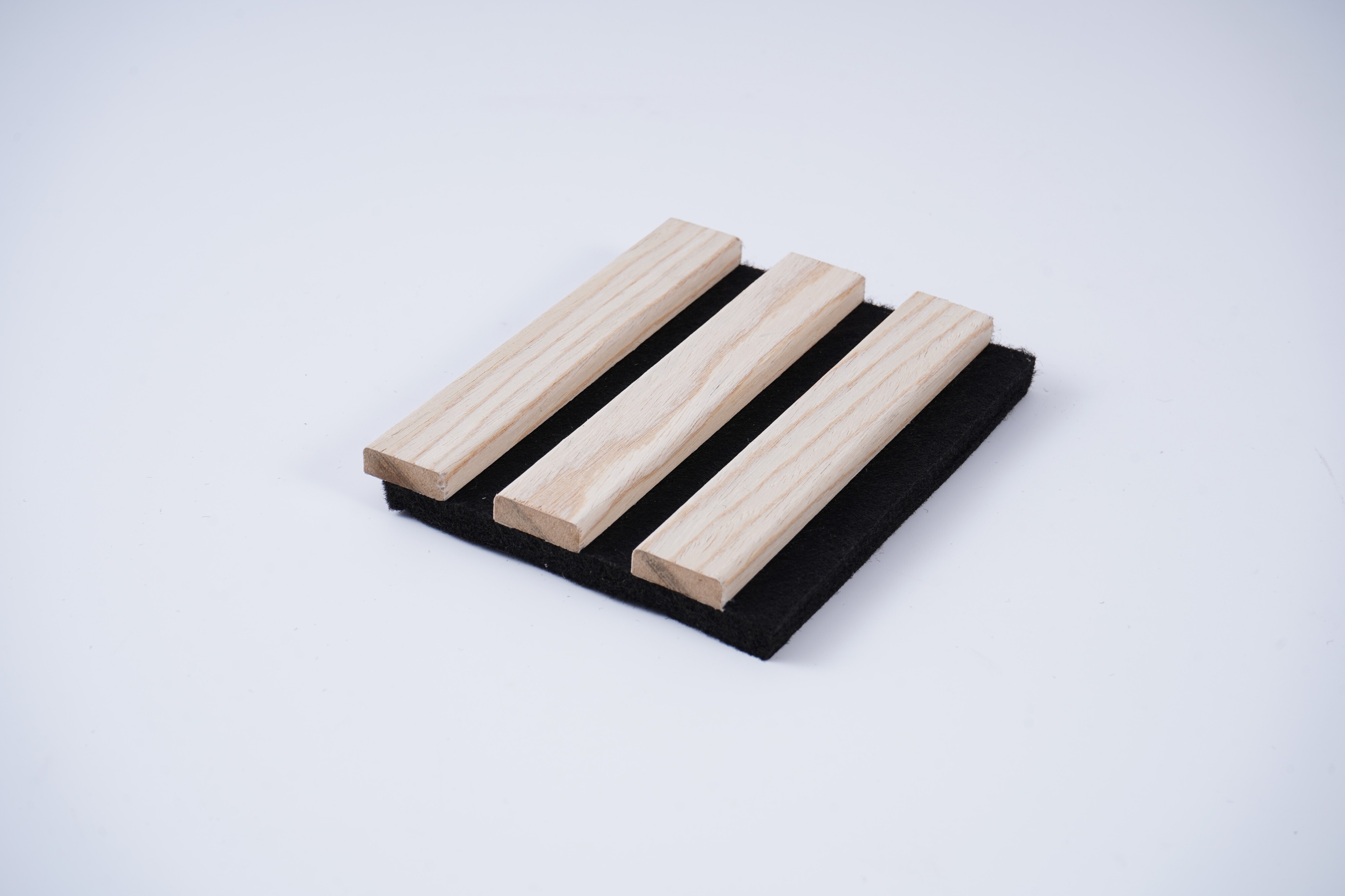 3 sides wooden slats panel