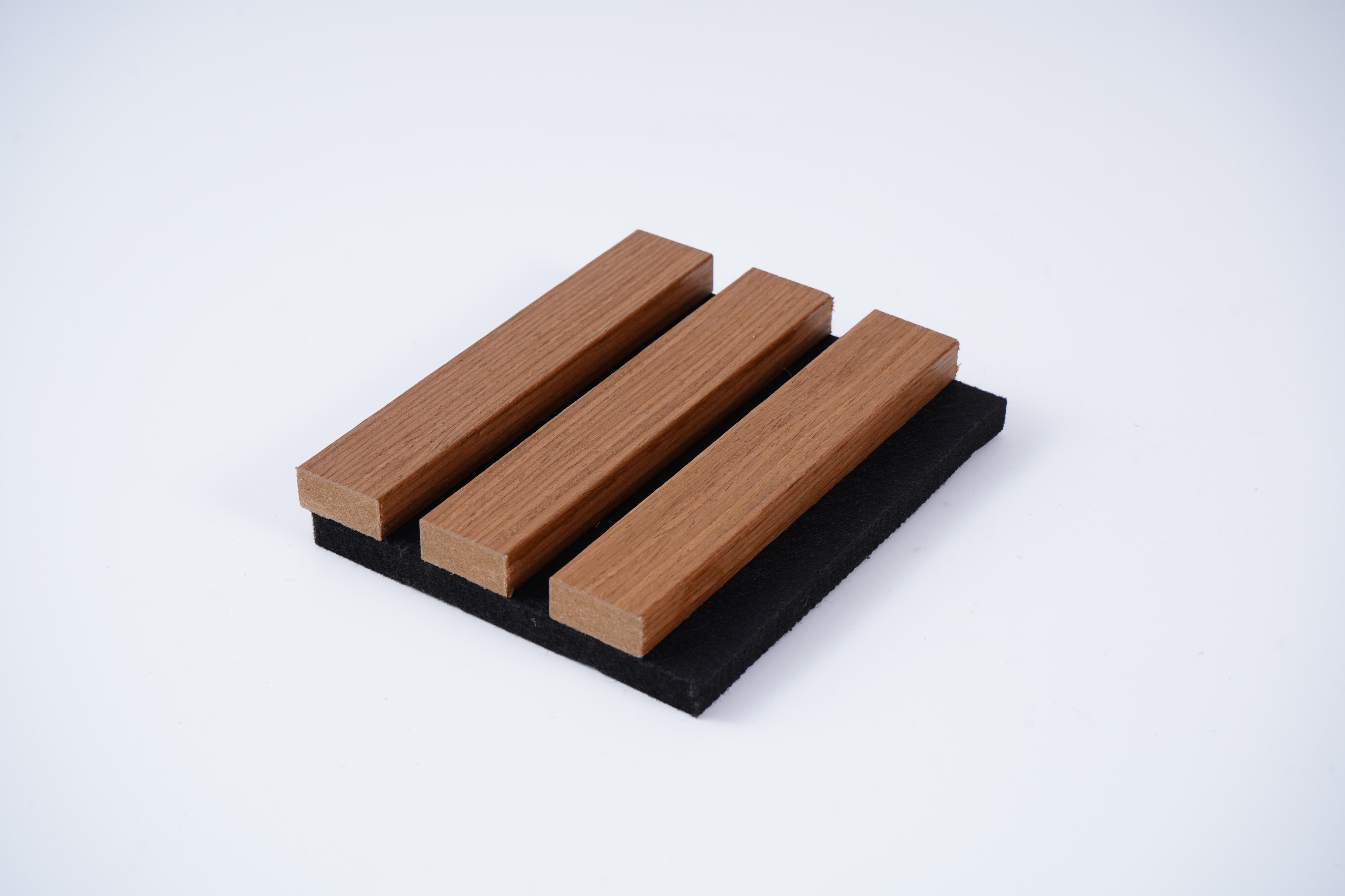 3 sides wooden slats panel