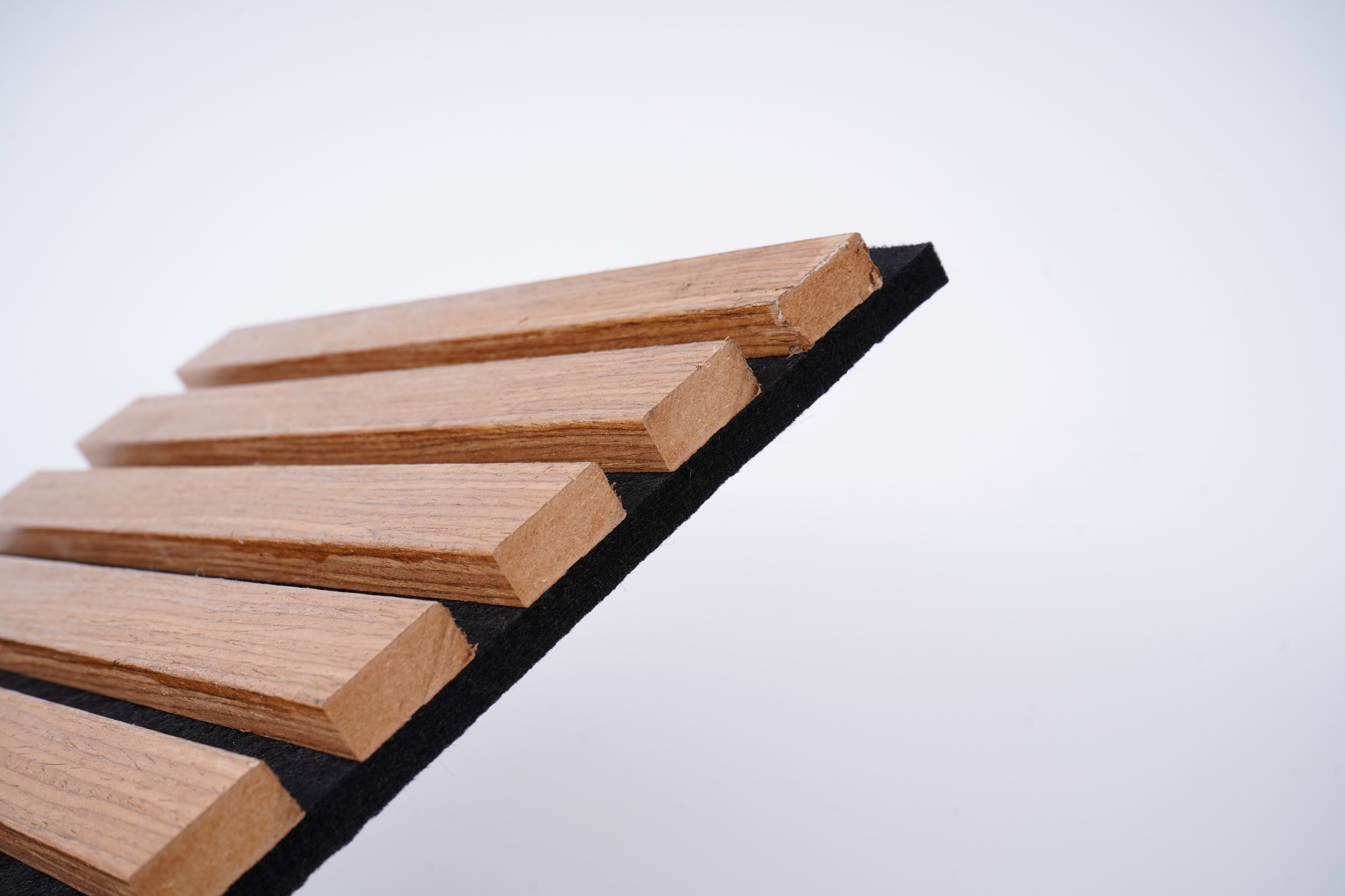 3 sides wooden slats panel