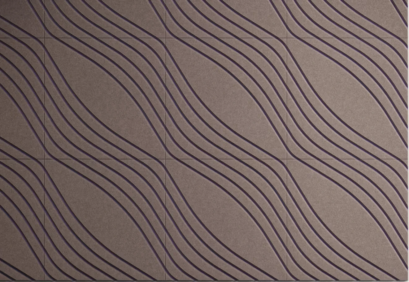 CNC PET wall panel