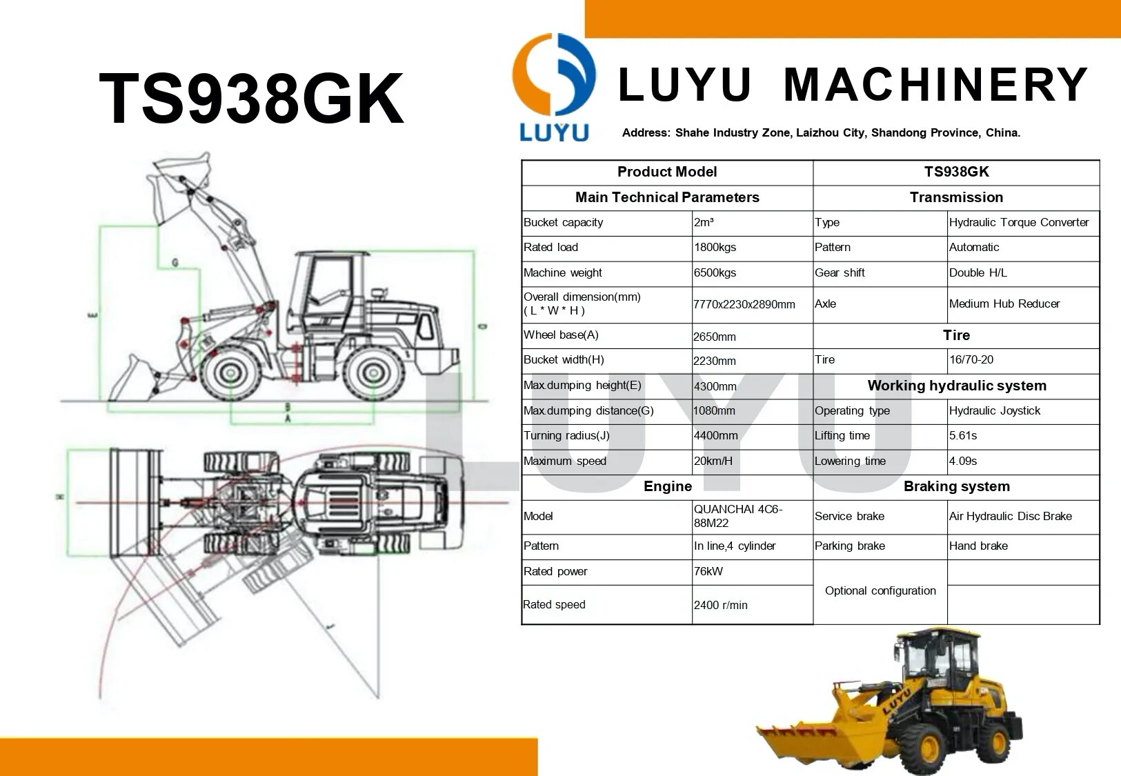 Die neueste Serie der Radlader