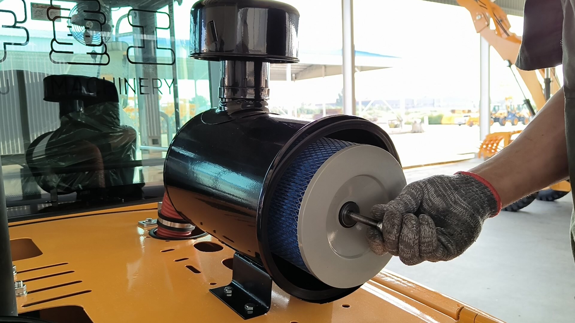 Was ist ein Luftvorfilter für einen Radlader?