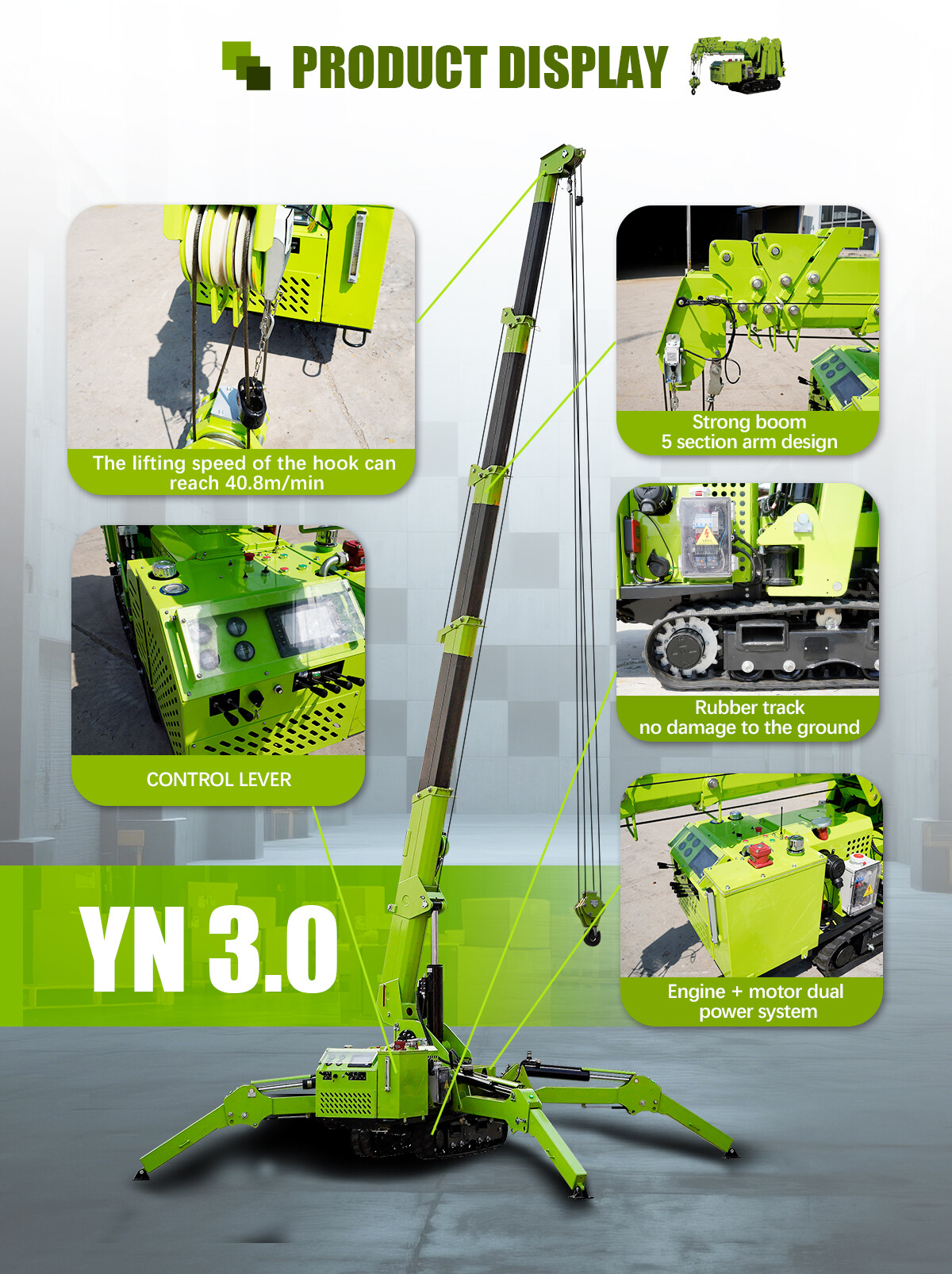 Lösungen für Spider Lift Krane