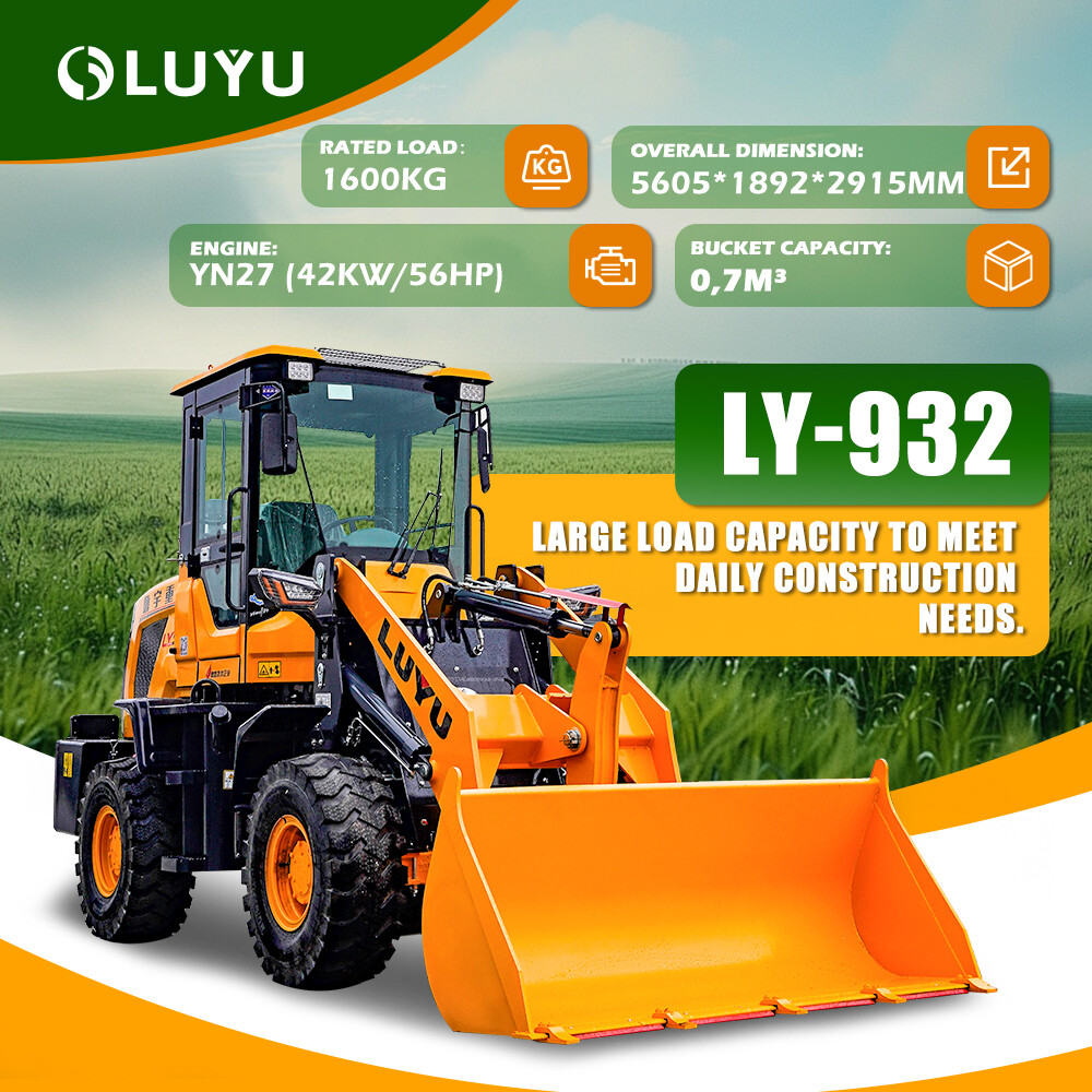 Wie über LUYU LY932 1.6Ton Radlader