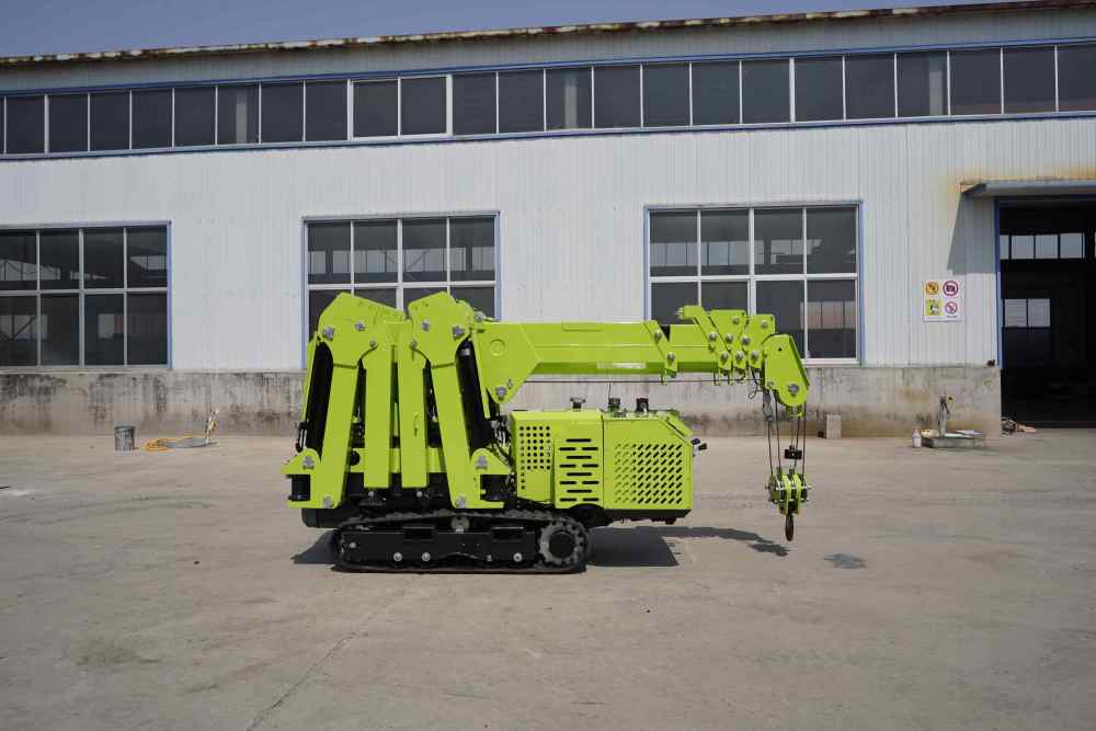 LUYU Spider Crane erfolgreich in die Niederlande ausgeliefert