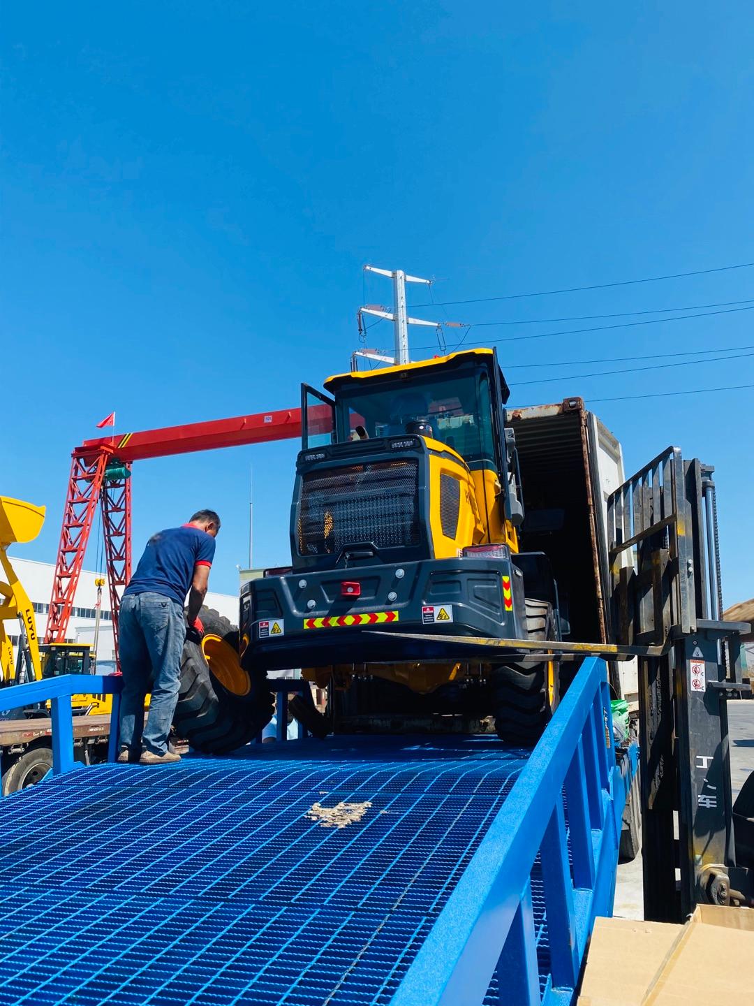 LUYU Machinery liefert Radlader und Gabelstapler nach Brasilien