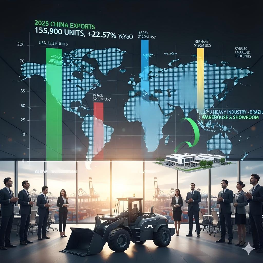 Chinas Rekordexporte von Ladern bis 2025: Wie Nischenführer wie Luyu Heavy Industry die globalen Marktdynamiken neu definieren
