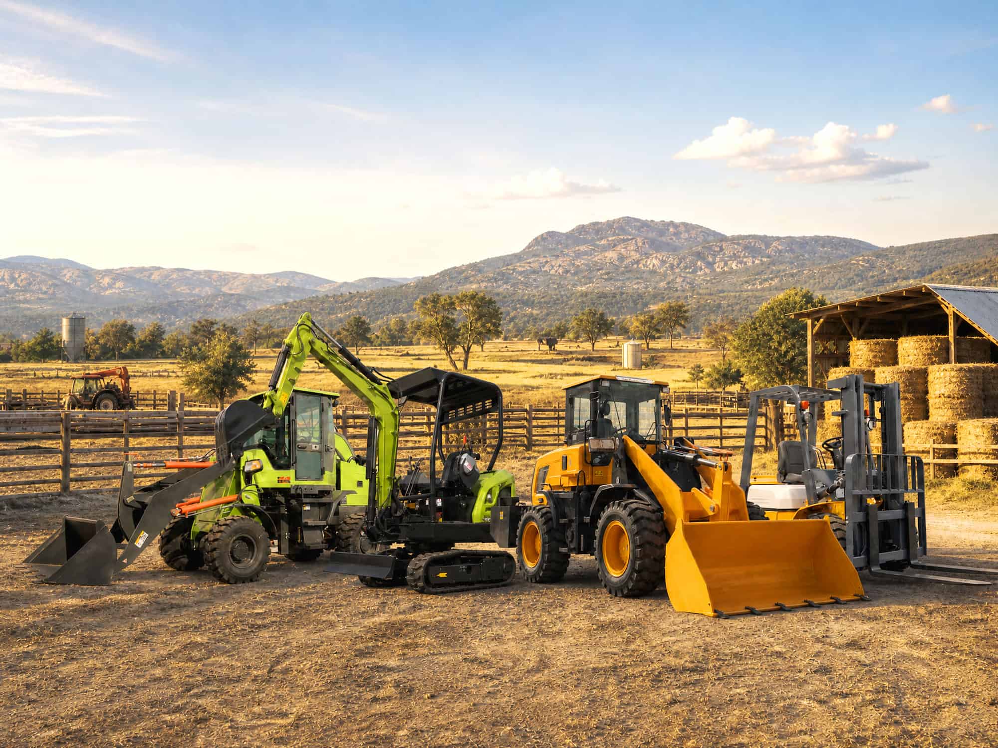 4 Baumaschinen für eine effiziente Landwirtschaft