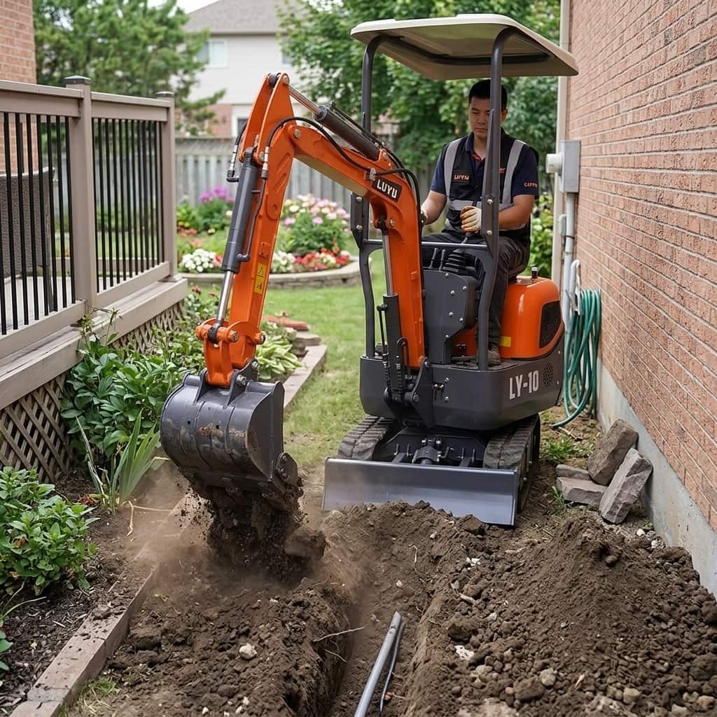 mini excavator LUYU (3)