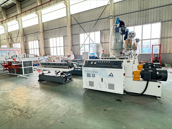 PE/PP/PVC Máquina de tubo corrugado simple de alta velocidad