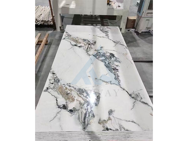 Línea de producción de láminas de mármol artificial de PVC