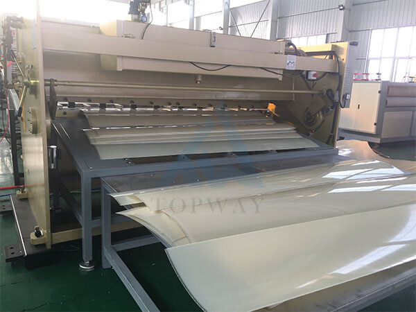 Línea de producción de placas de plástico