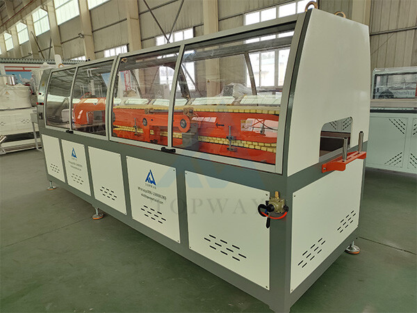 Línea de producción de perfiles para marcos de puertas y ventanas de PVC