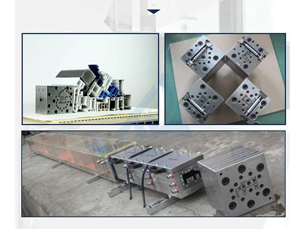 Línea de producción de perfiles para marcos de puertas y ventanas de PVC