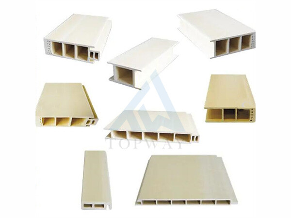 Línea de extrusión de perfiles PE PVC WPC