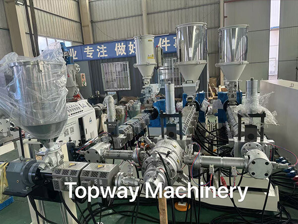 Línea de producción de tubos PPR de 3 capas de alta velocidad de 20 a 63 mm