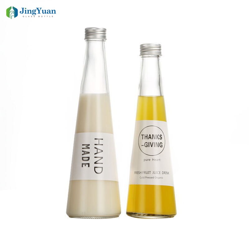 Botella de cristal para zumo