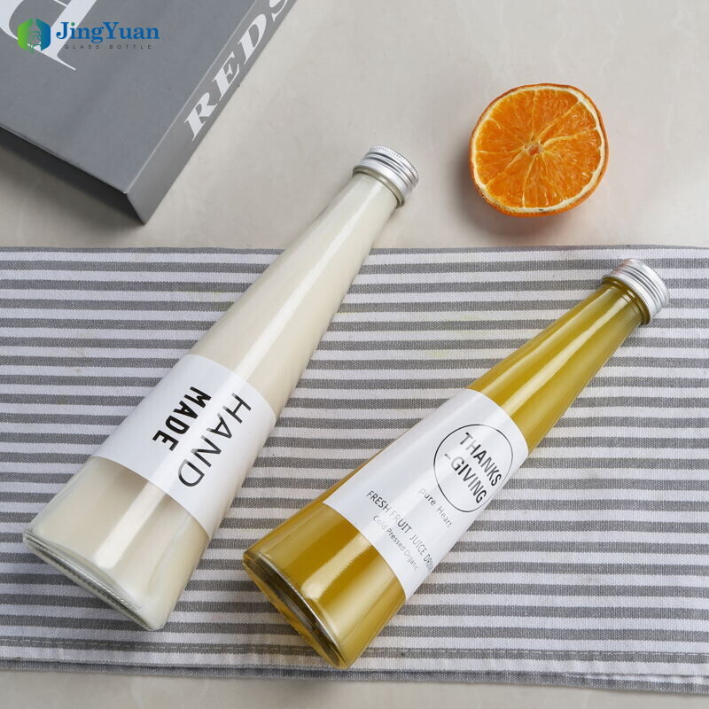 Botella de cristal para zumo