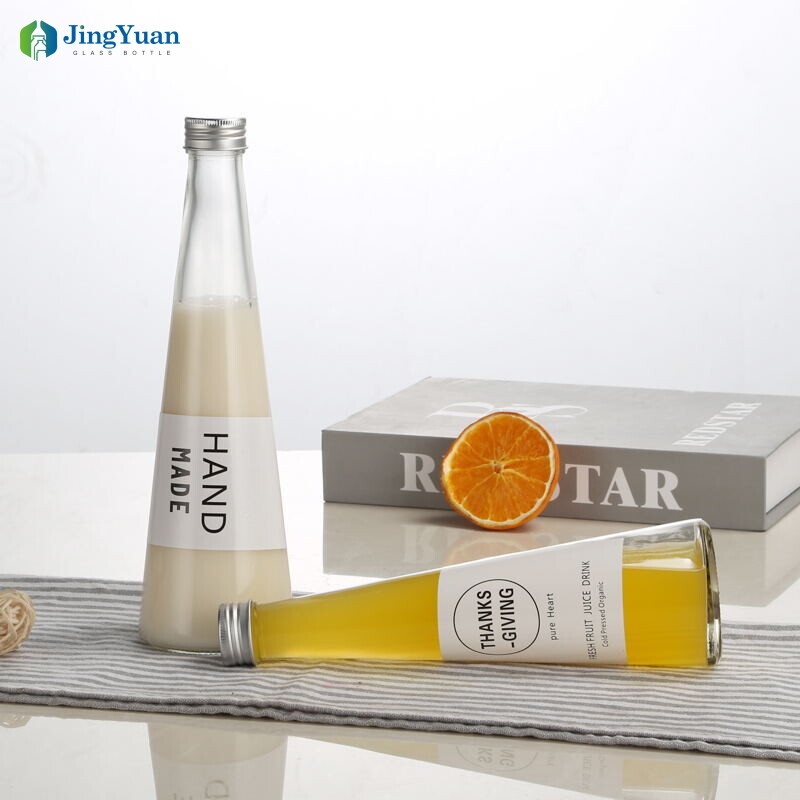 Botella de cristal para zumo