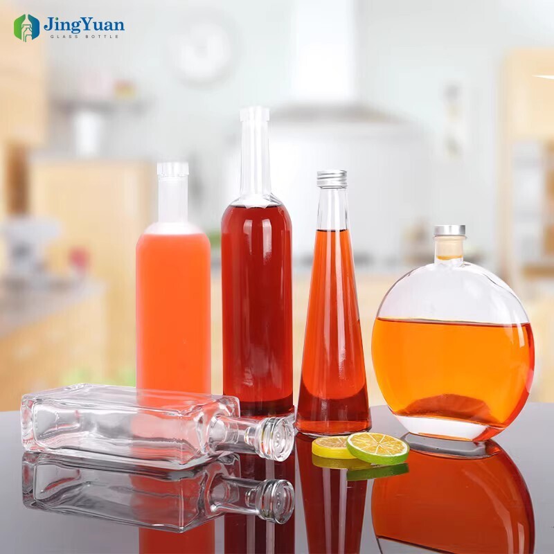Botella de cristal para zumo