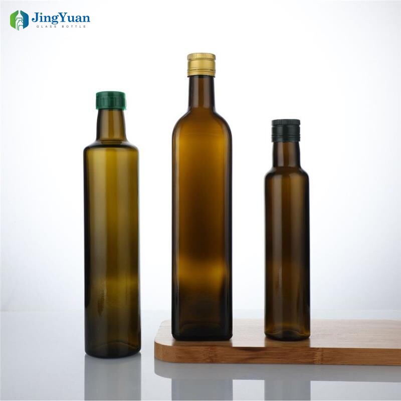 Botellas de vidrio para aceite