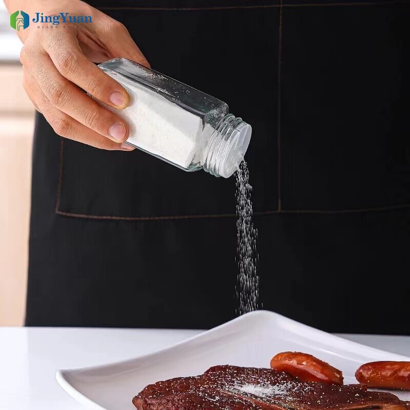 Frascos de cristal para salsas