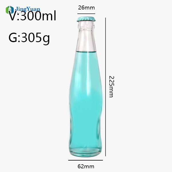 Botellas espumosas de vidrio