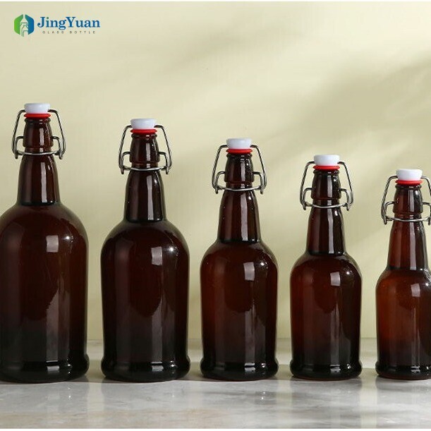 Botellas giratorias de vidrio