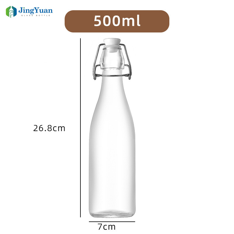 Botellas giratorias de vidrio