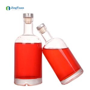 Botella de vidrio para bebidas espirituosas