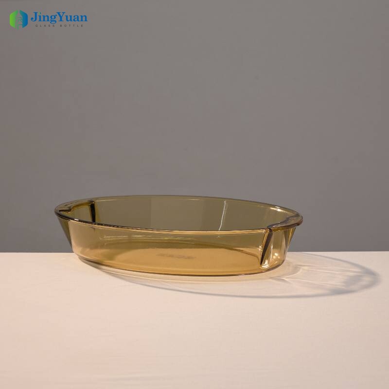 bandeja de horno de vidrio borosilicato