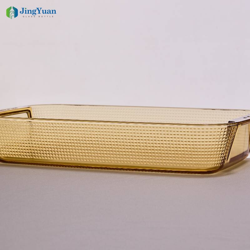 bandeja de horno de vidrio borosilicato