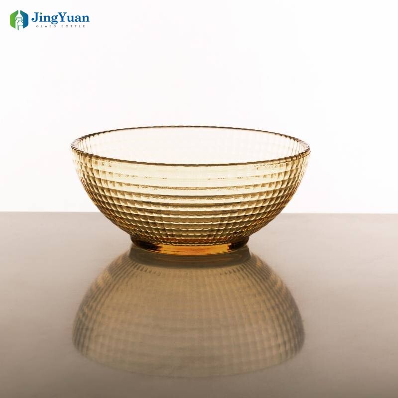 Bol de lunares de vidrio borosilicato