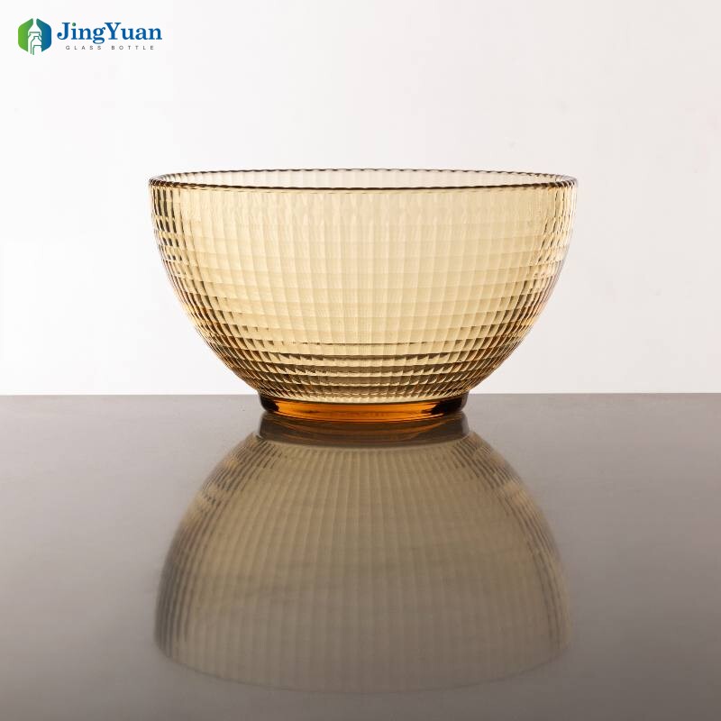 Bol de lunares de vidrio borosilicato