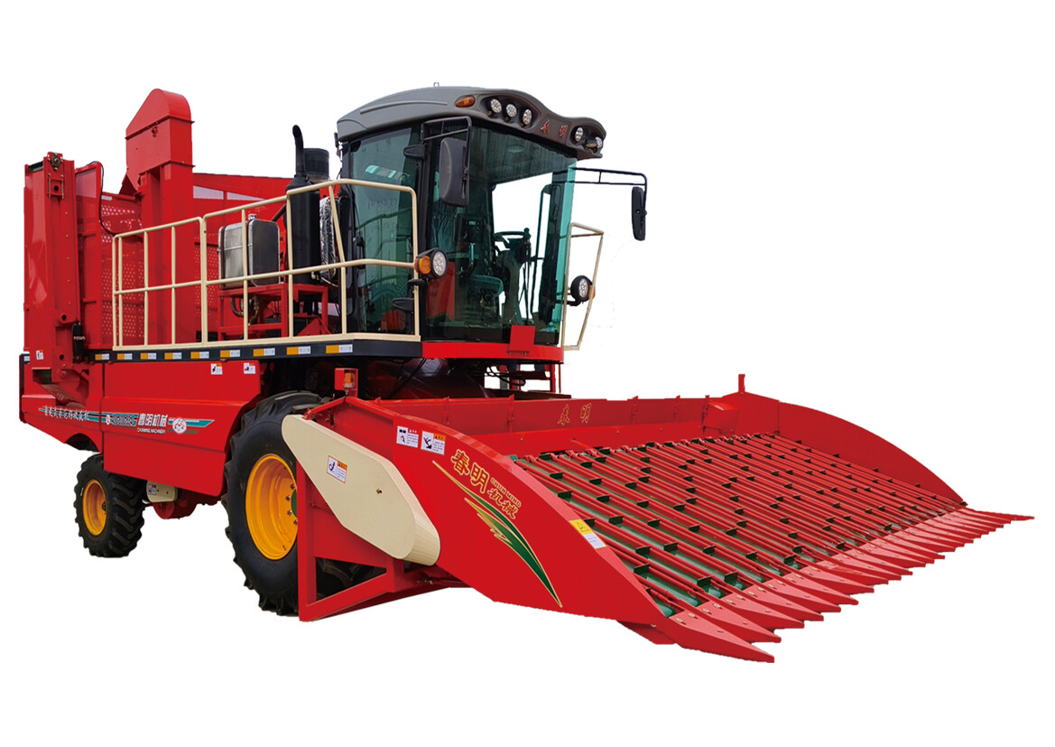 Self-propelled sunflower seed harvester