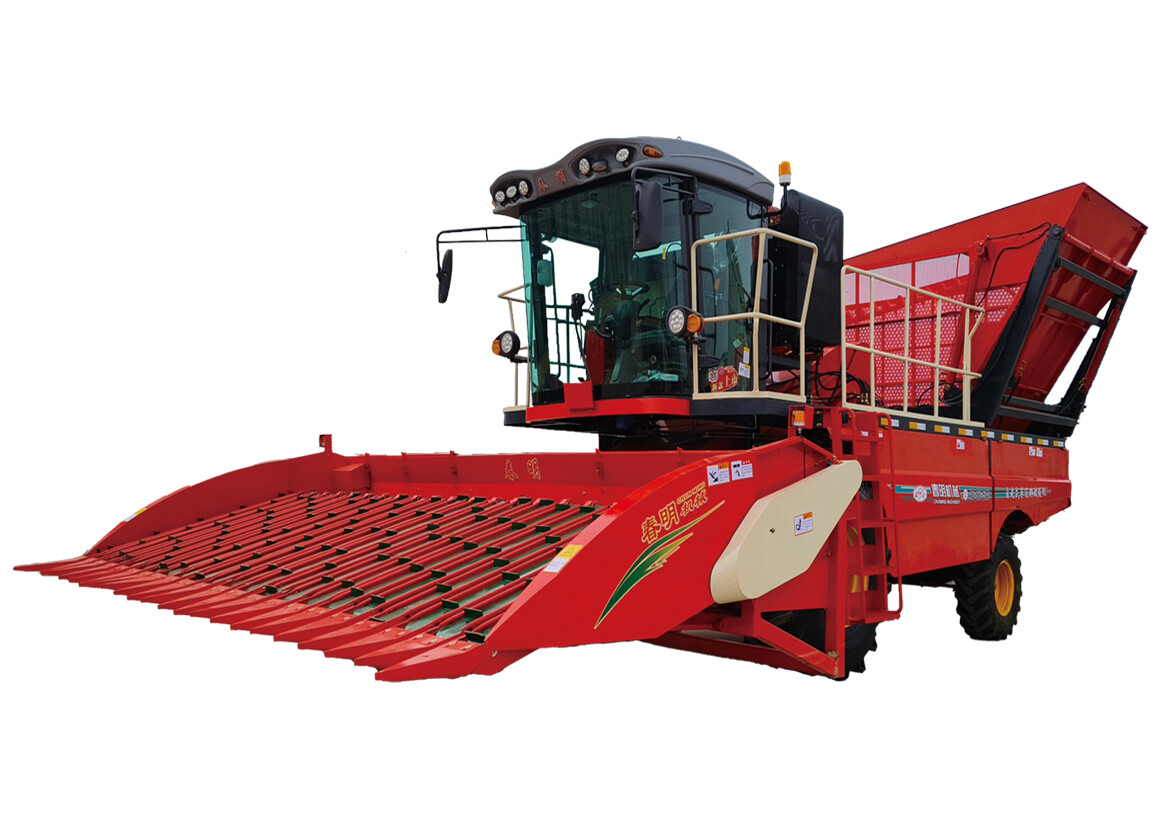 Self-propelled sunflower seed harvester