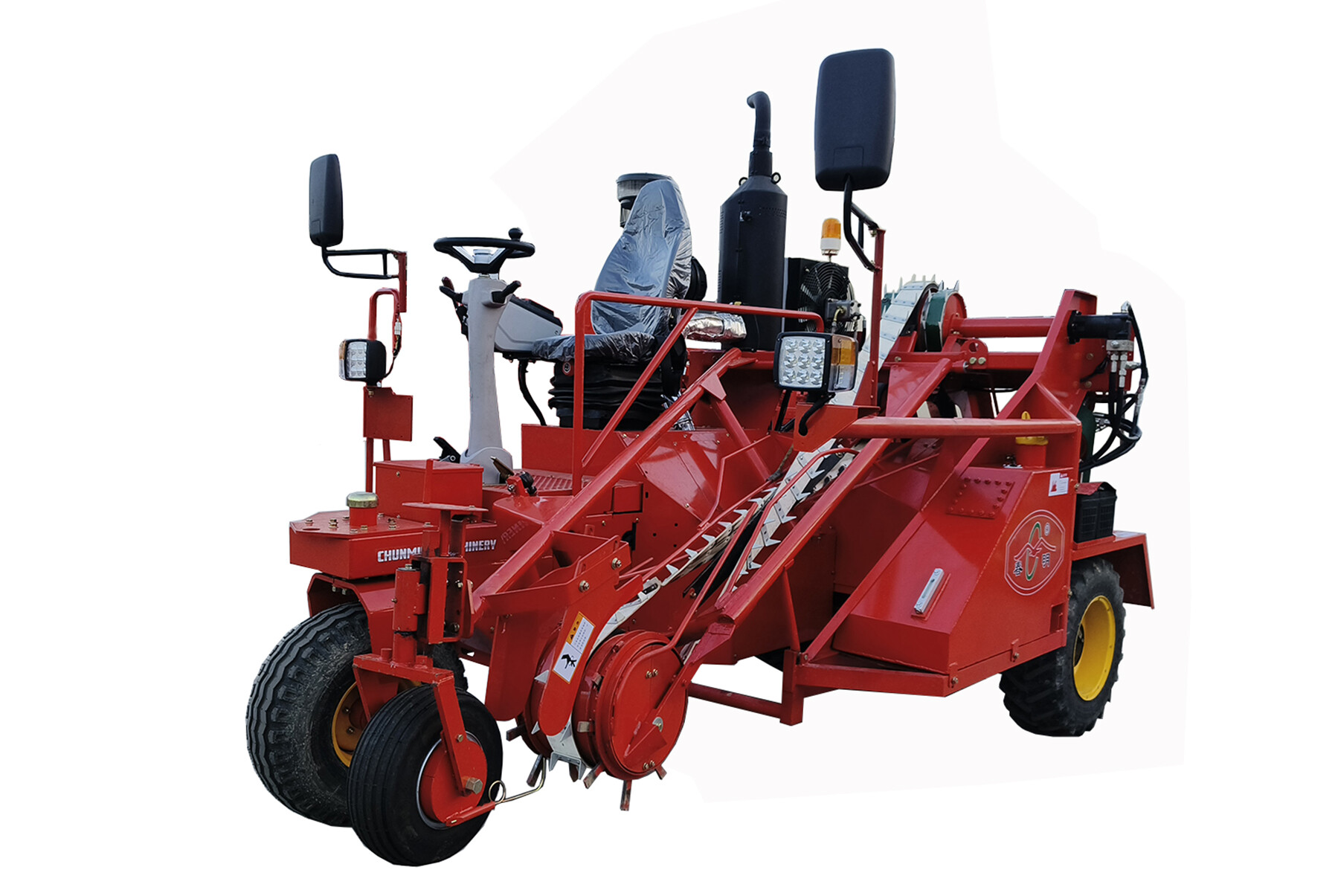 Self-propelled linen drying machine