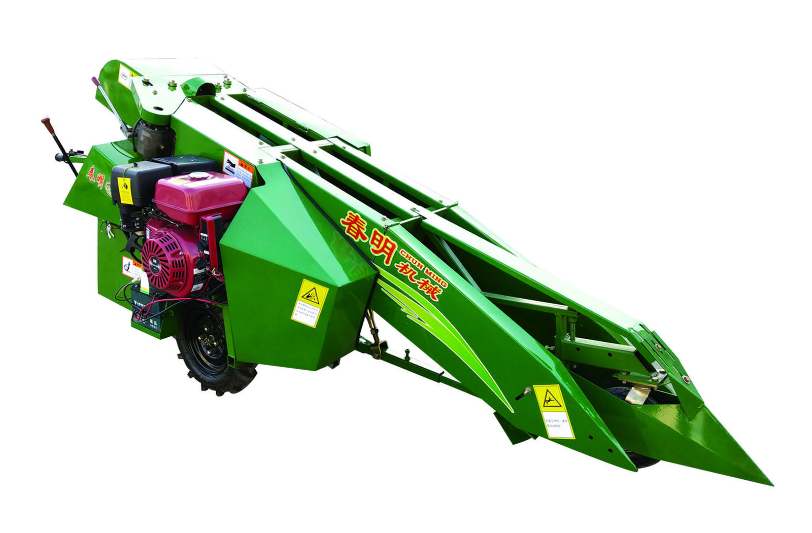 Chunming brand garlic harvester operation