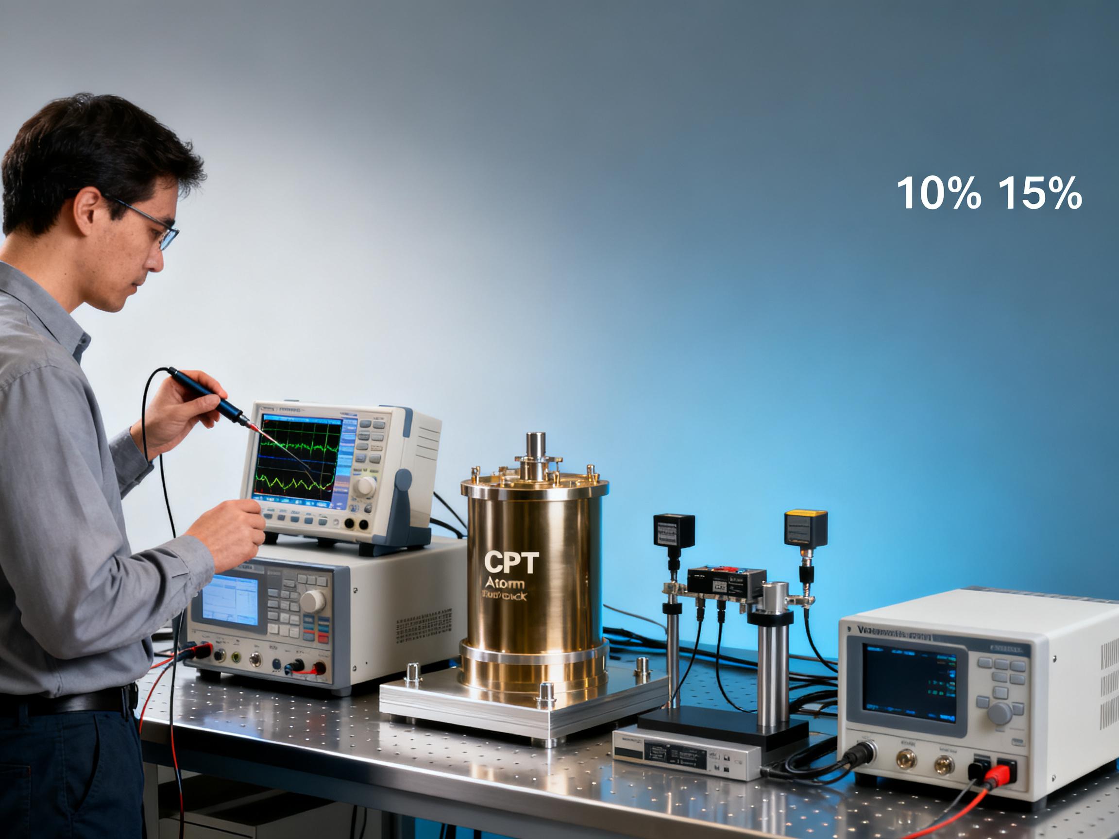 Resultados de la demostración en directo: Rendimiento del reloj atómico CPT en duras pruebas ambientales (Data Inside) Resultados de la demostración en directo: Rendimiento del reloj atómico CPT en duras pruebas ambientales (Data Inside)