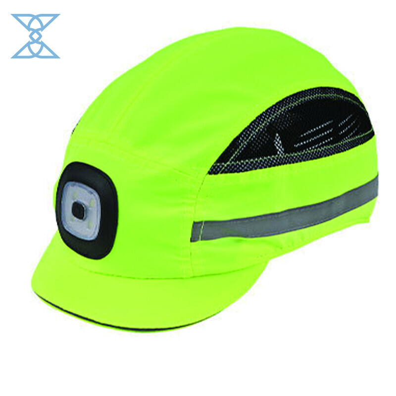 Lighting Protective Cap with LED Headlight - Certified Safety Headgear