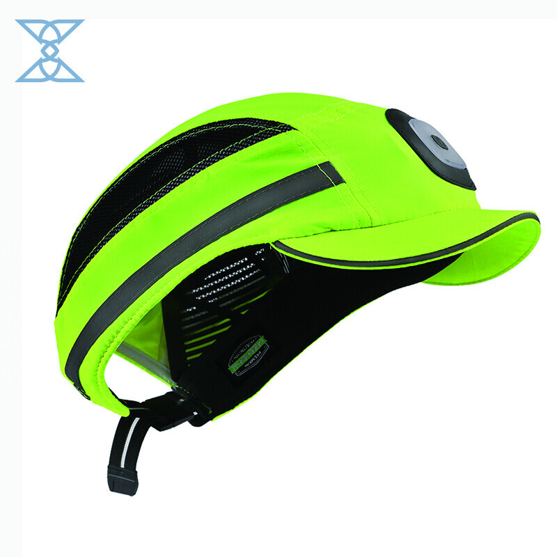 Lighting Protective Cap with LED Headlight - Certified Safety Headgear