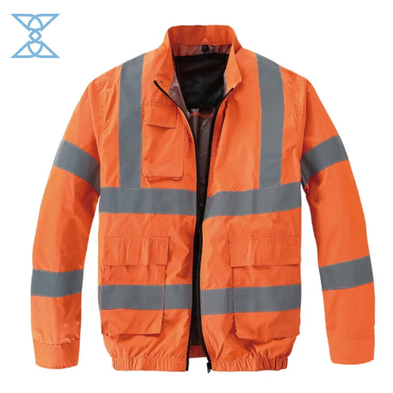 Reflective Jacket - High-Visibility Water-Resistant Safety Wear