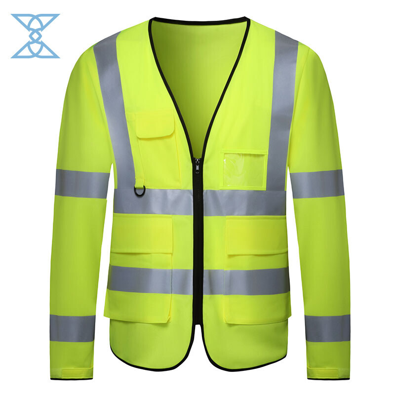 High Visibility Safety Vest - Class 3 Reflective Jacket for Maximum Safety