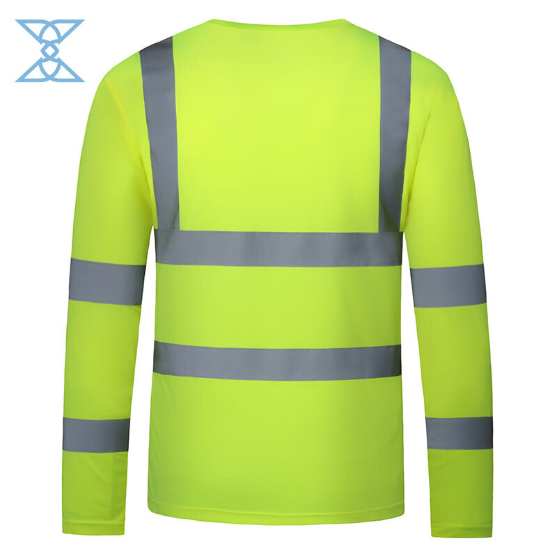 High Visibility Reflective Long Sleeve Work Shirt - EN ISO 20471 Certified