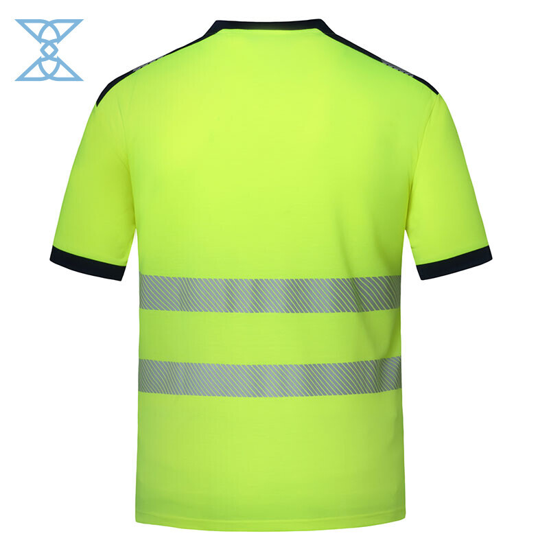 Reflective Safety Shirts Construction Work Class 2 Shirt - High Visibility & Comfort