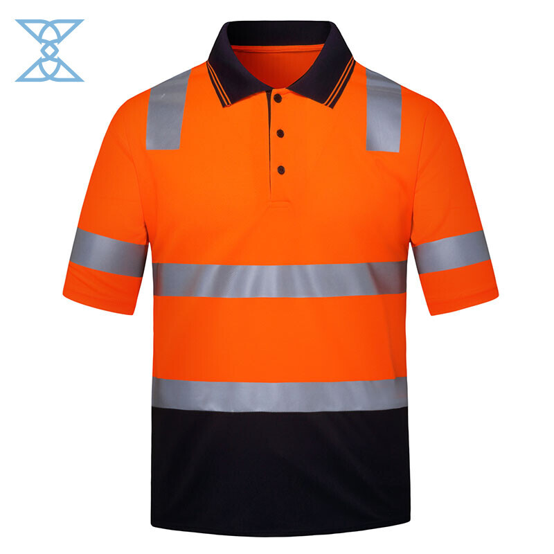 Two Tone Long Sleeve Mens Workwear Safety Clothing Work Shirt