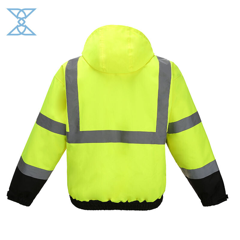 High Visibility Windproof Two-tone Reflective Safety Jacket