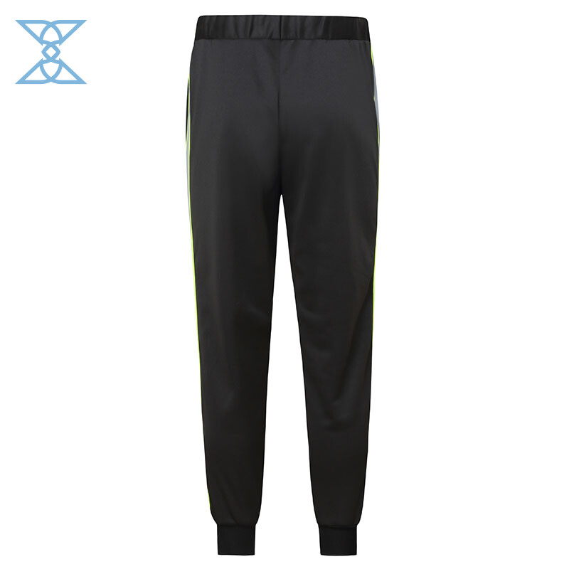 High-Visibility Black Safety Work Pants with Reflective Strips
