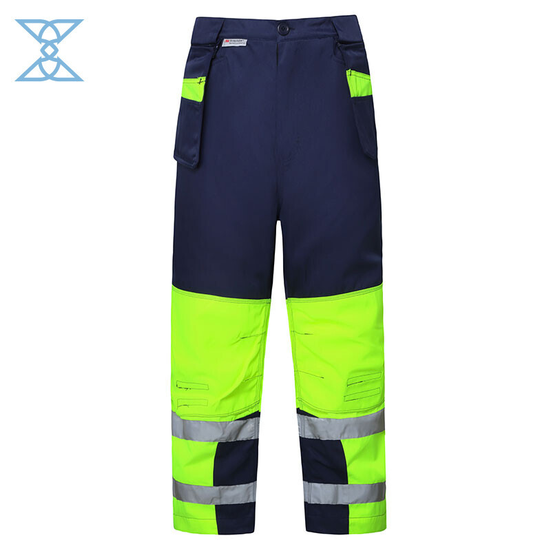 High-Visibility Reflective Safety Work Pants with Multi-Functional Pockets