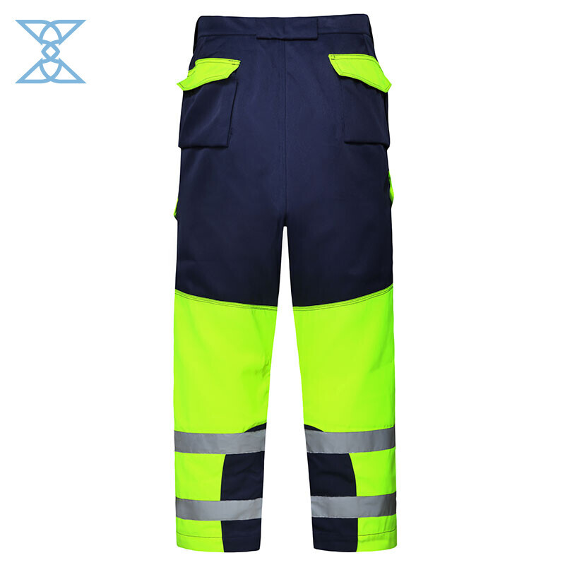 High-Visibility Reflective Safety Work Pants with Multi-Functional Pockets